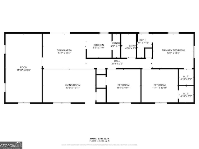 110 Valley View Ct, Tyrone, GA 30290 - view of layout