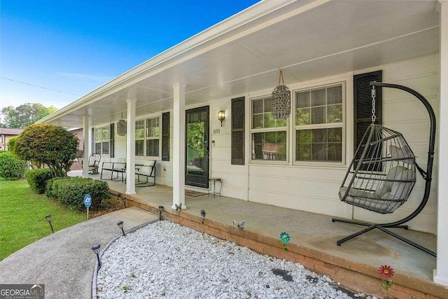 4393 Housworth Dr, Stonecrest, GA 30038 - exterior space with covered porch