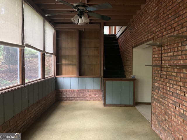 96 Glencrest Dr, Toccoa, GA 30577 - view of unfurnished sunroom