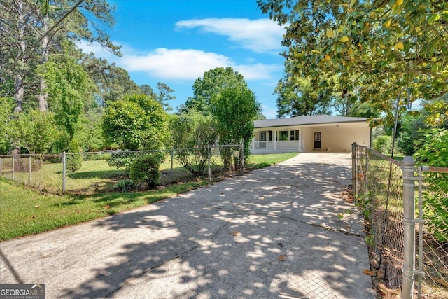 3951 Lindley Dr, Powder Springs, GA 30127 - single story home featuring driveway and a carport