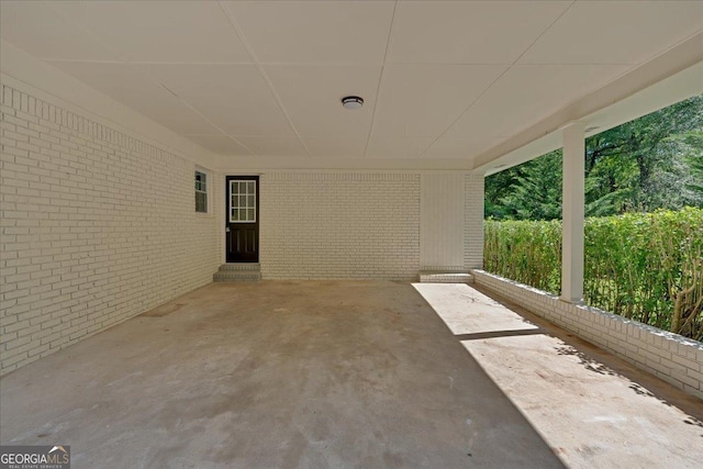3951 Lindley Dr, Powder Springs, GA 30127 - view of patio / terrace with a carport