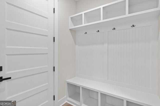 view of mudroom