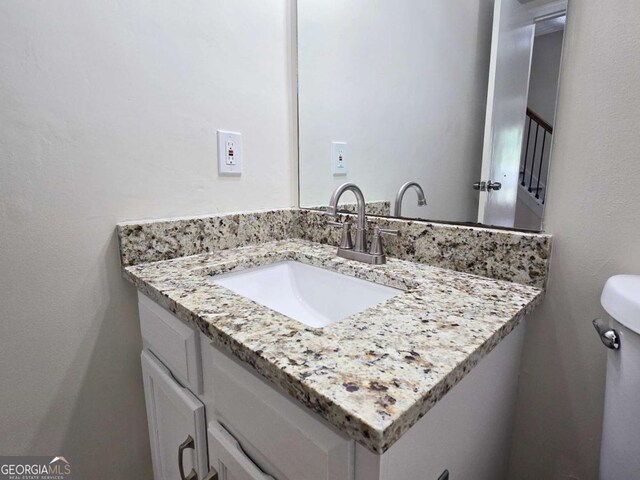 5229 Mountain Village Ct, Stone Mountain, GA 30083 - half bathroom featuring vanity