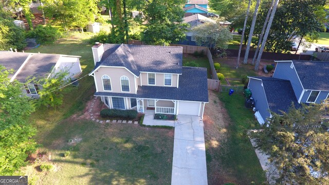 5229 Mountain Village Ct, Stone Mountain, GA 30083 - drone / aerial view