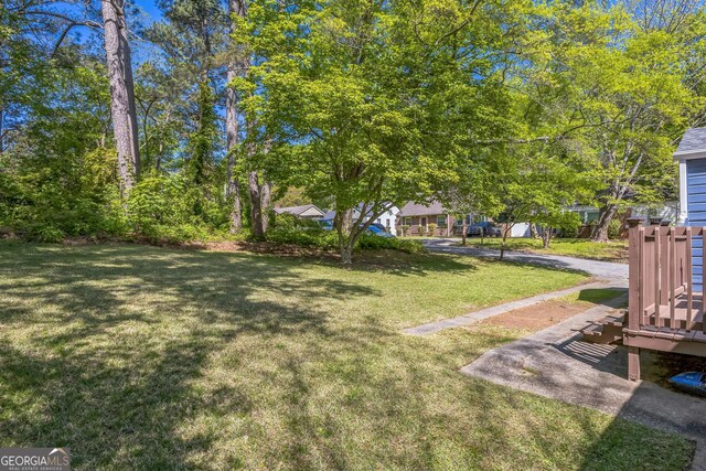 view of yard