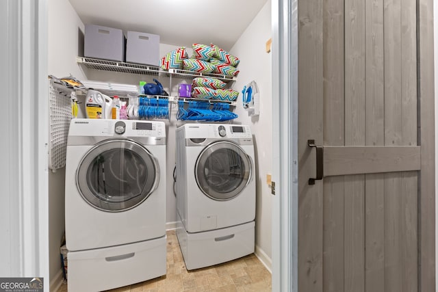 120 N Blf, Alpharetta, GA 30004 - laundry area with washing machine and dryer