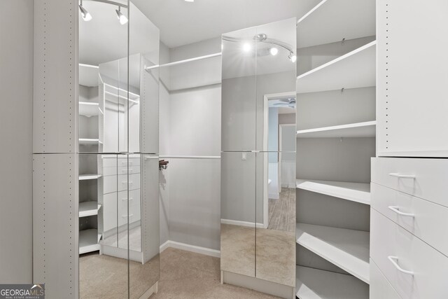 120 N Blf, Alpharetta, GA 30004 - walk in closet with carpet flooring and a ceiling fan