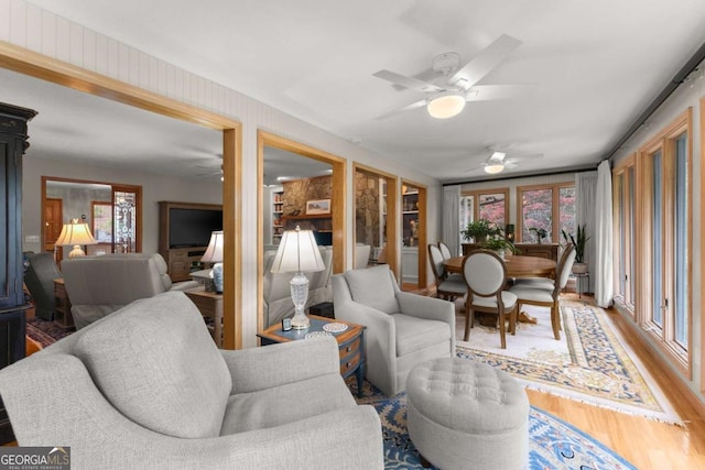 sunroom with a healthy amount of sunlight