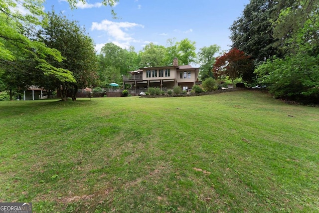 view of yard