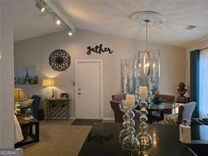 6193 Charring Cross Ct, Lithonia, GA 30058 - dining area featuring track lighting