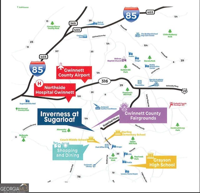 309 Elgin Dr, Lawrenceville, GA 30045 - map