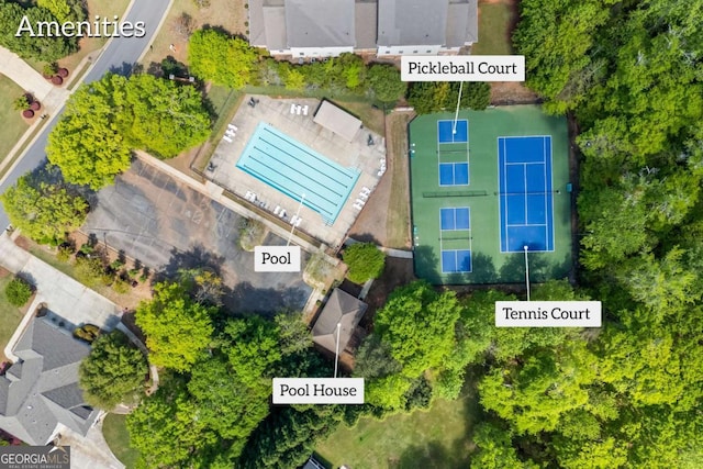 aerial view
