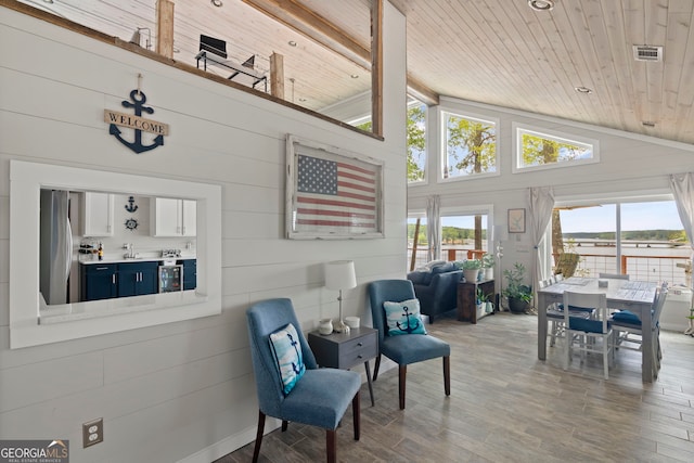 43 Cowan Ct, Mansfield, GA 30055 - sunroom / solarium with lofted ceiling and a sink