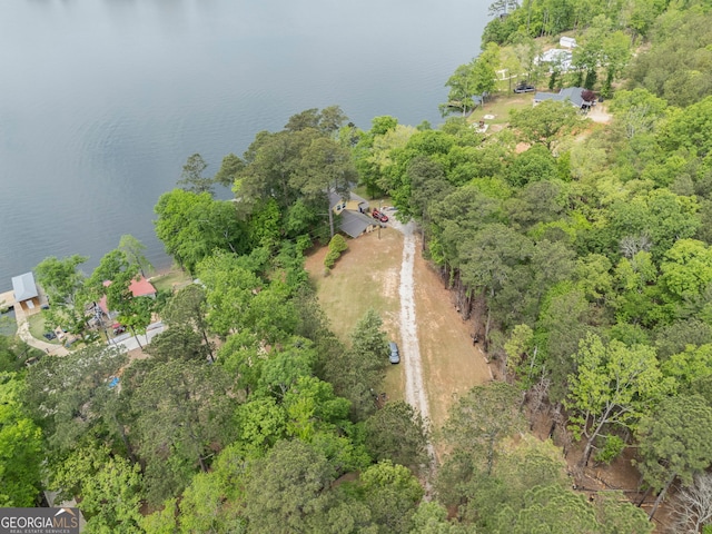 43 Cowan Ct, Mansfield, GA 30055 - aerial overview of property's location with a large body of water