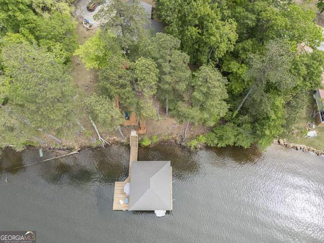 43 Cowan Ct, Mansfield, GA 30055 - aerial overview of property's location with a large body of water