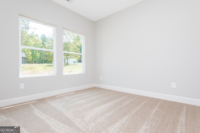 516 Branch St, Cedartown, GA 30125 - unfurnished room with baseboards, a healthy amount of sunlight, and carpet flooring