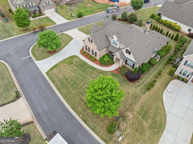 drone / aerial view