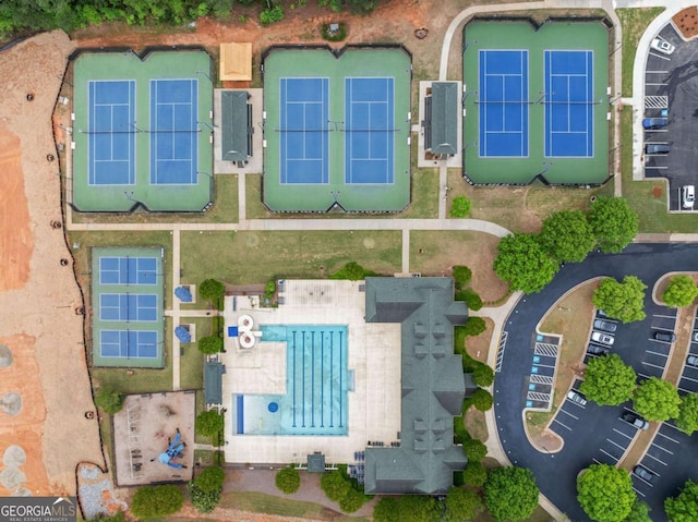 bird's eye view