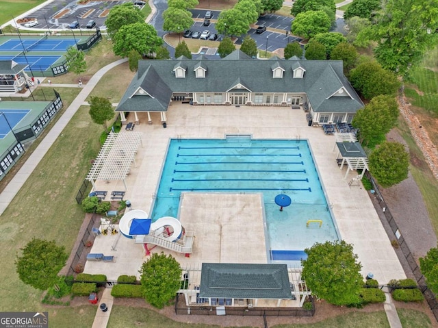 aerial view