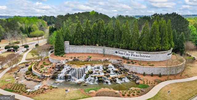 145 Begonia Ct, Griffin, GA 30223 - view of property location with a forest