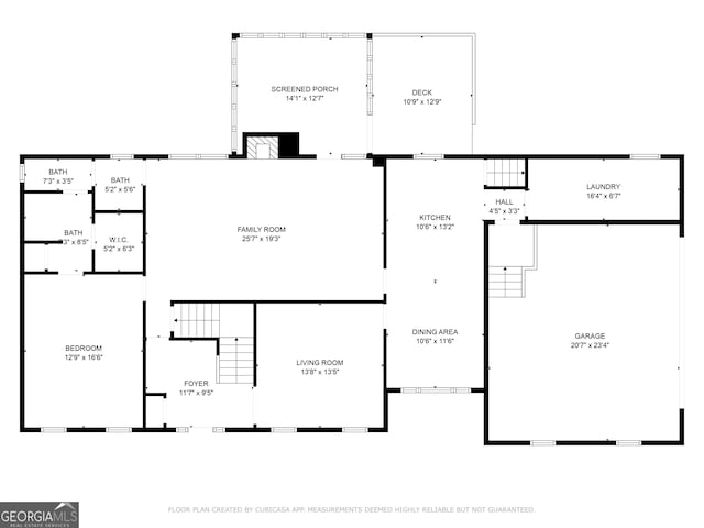 5208 Fox Hill Ct, Peachtree Corners, GA 30092 - view of property floor plan