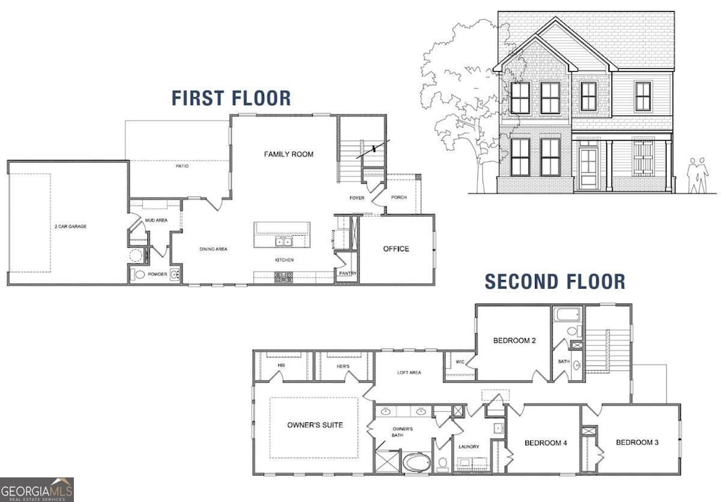 3472 Adler Trl, Buford, GA 30519 - property floor plan