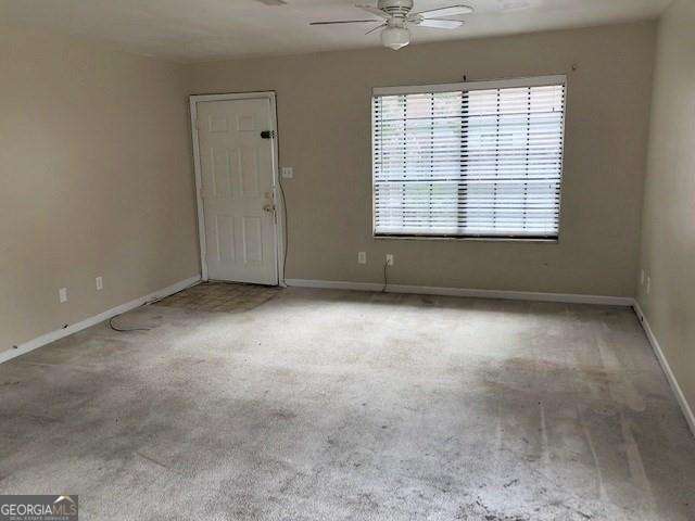 2617 Terrace Pkwy, Morrow, GA 30260 - empty room featuring ceiling fan and baseboards