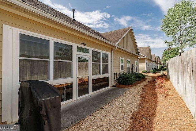 3262 Orchard Cir, Watkinsville, GA 30677 - view of property exterior featuring fence and board and batten siding