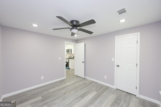 938 Motley St, Lagrange, GA 30241 - unfurnished bedroom featuring baseboards, visible vents, and recessed lighting