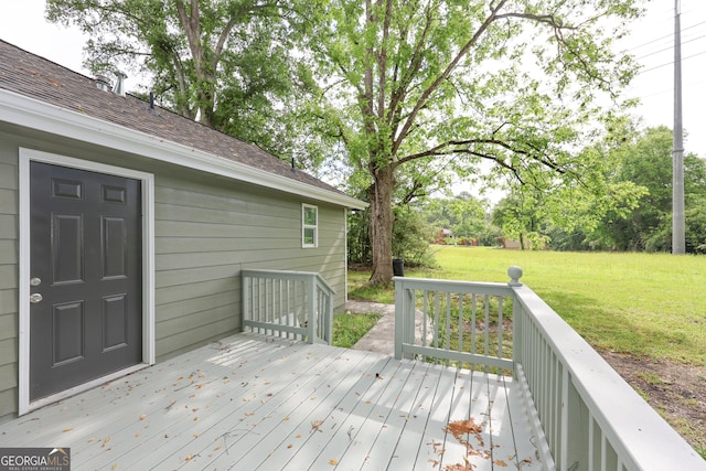 938 Motley St, Lagrange, GA 30241 - deck with a yard