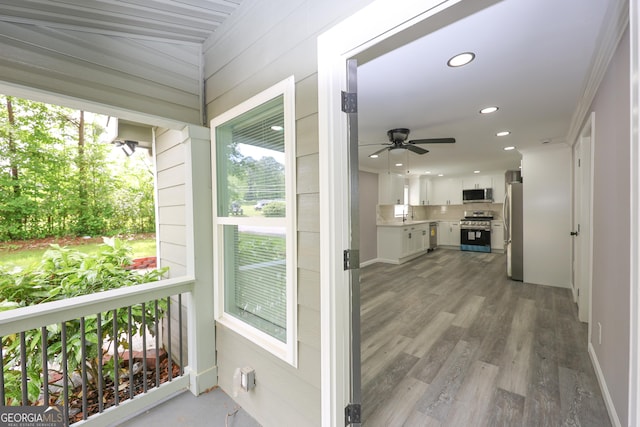 938 Motley St, Lagrange, GA 30241 - view of unfurnished sunroom