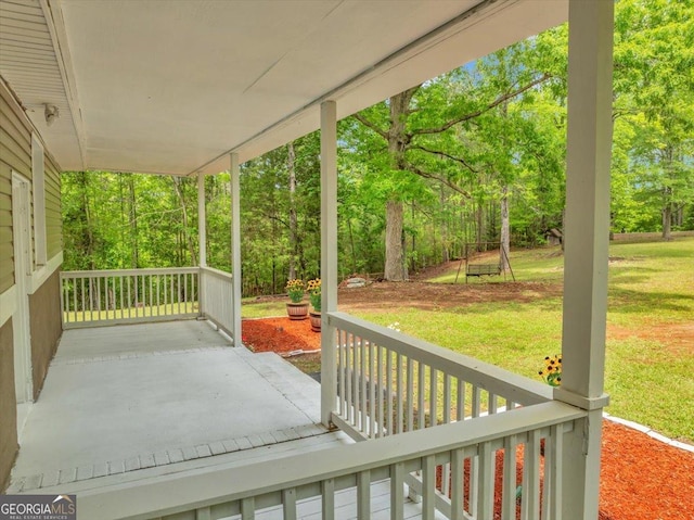 376 Mauldin Rd, Thomaston, GA 30286 - view of patio featuring covered porch