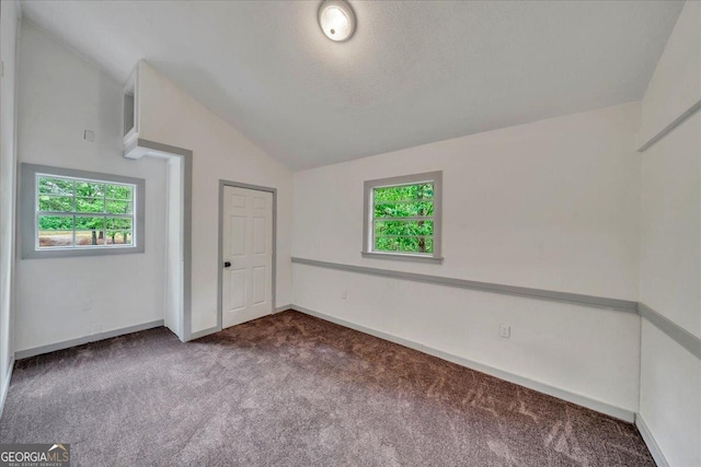 376 Mauldin Rd, Thomaston, GA 30286 - interior space with plenty of natural light, vaulted ceiling, and baseboards
