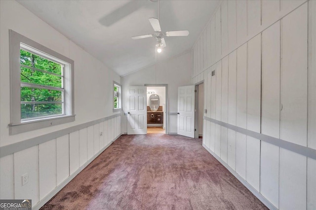 376 Mauldin Rd, Thomaston, GA 30286 - interior space featuring lofted ceiling and carpet floors