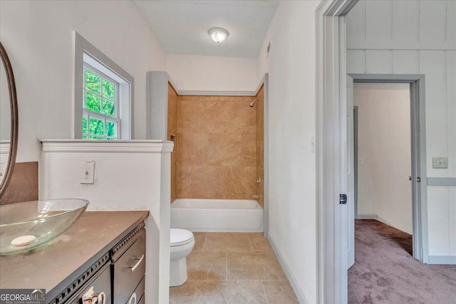 376 Mauldin Rd, Thomaston, GA 30286 - bathroom with toilet, shower / tub combination, and vanity