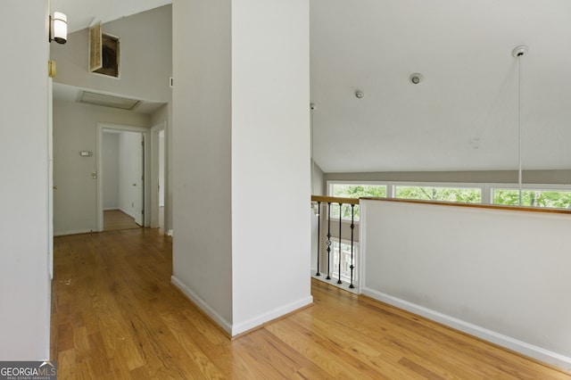 15635 US Highway 27 N, Hamilton, GA 31811 - corridor with baseboards, a wealth of natural light, and wood finished floors