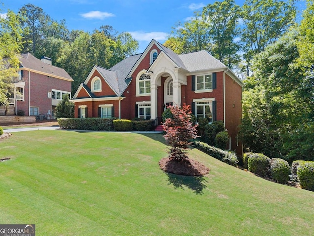 1900 Chattahoochee Run Dr, Suwanee, GA 30024 - view of front facade featuring a front lawn