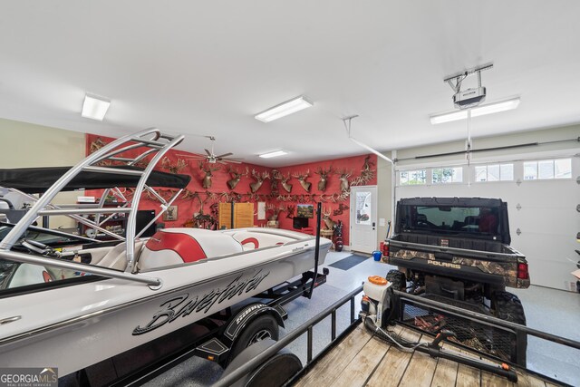 239 Lakeshore Cir, Milledgeville, GA 31061 - garage with a garage door opener