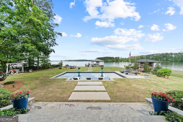 239 Lakeshore Cir, Milledgeville, GA 31061 - exterior space featuring a water view