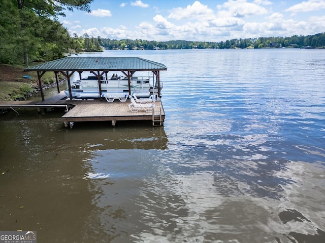 2000 Campbell Rd, Covington, GA 30014 - dock with a water view and boat lift