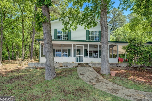 2000 Campbell Rd, Covington, GA 30014 - view of front of house with a sunroom