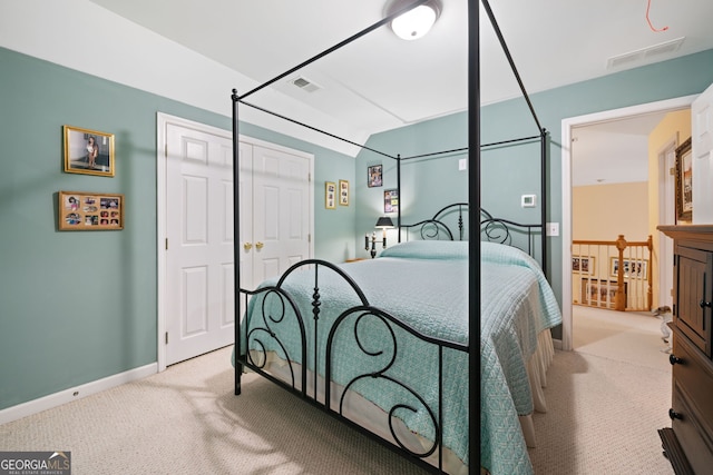 122 Woodstream Pt, Big Canoe, GA 30143 - bedroom featuring baseboards, visible vents, and carpet