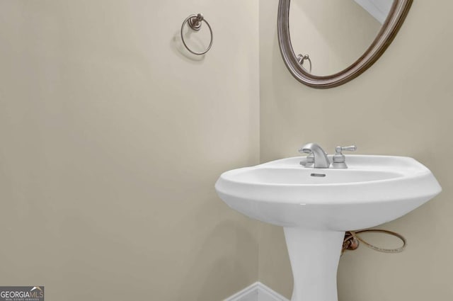 bathroom with a sink