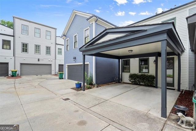exterior space with driveway