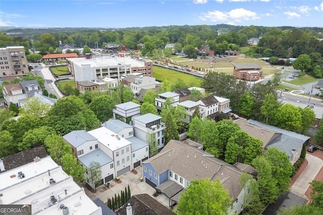 birds eye view of property featuring a residential view