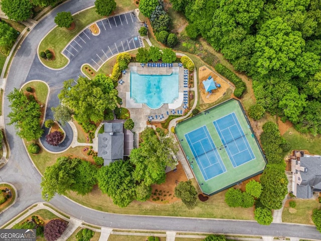 bird's eye view