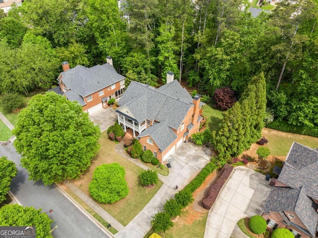 drone / aerial view