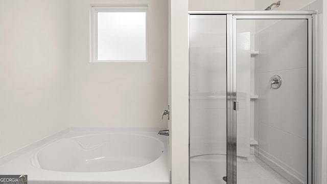 1400 Adirondac Way, Bonaire, GA 31005 - bathroom featuring a shower stall and a bath