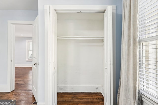view of closet