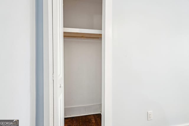 view of closet